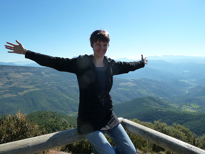 am Startpunkt zur Wanderung 1